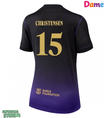 Barcelona Andreas Christensen #15 Replika Udebanetrøje Dame 2026-27 Kortærmet